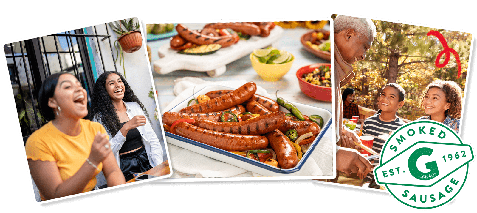 Garcia Smoked Sausages enjoyed by family and friends for years.