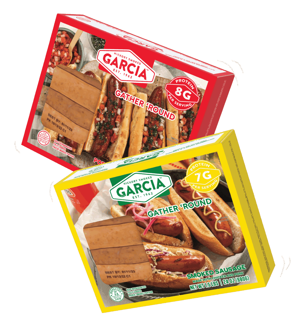 Garcia Products. Garcia Hot Beef Sausage and Smoked Sausage